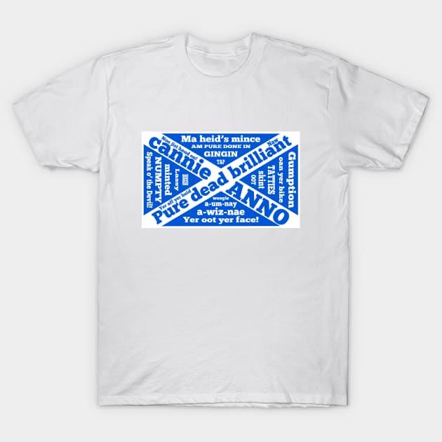 Scottish slang and phrases T-Shirt by mailboxdisco